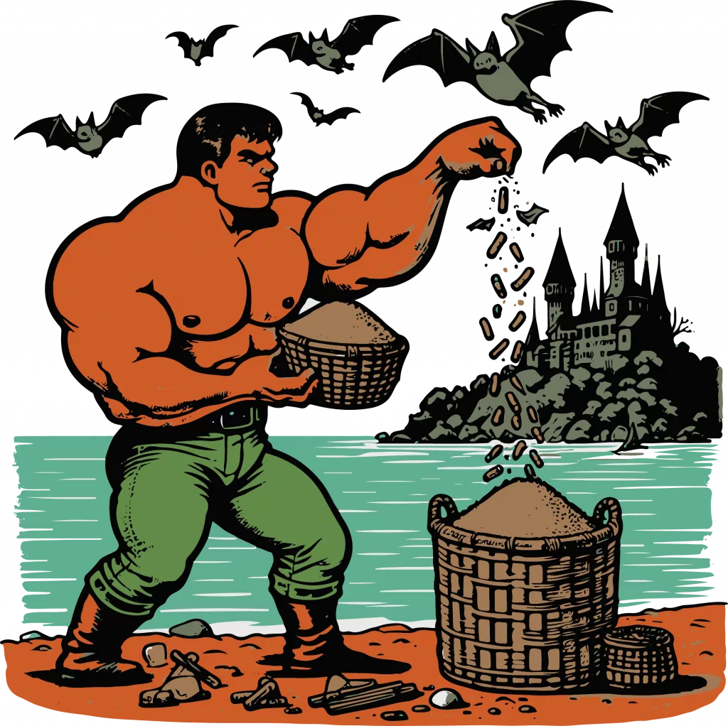 Illustratipn for Bat Guano for Cannabis on Mulch Love blog